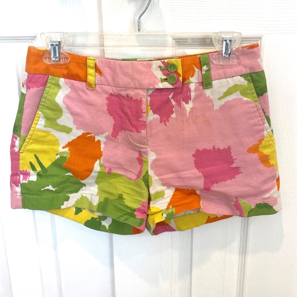 Vineyard Vines Womens Floral Mini Short Shorts 2